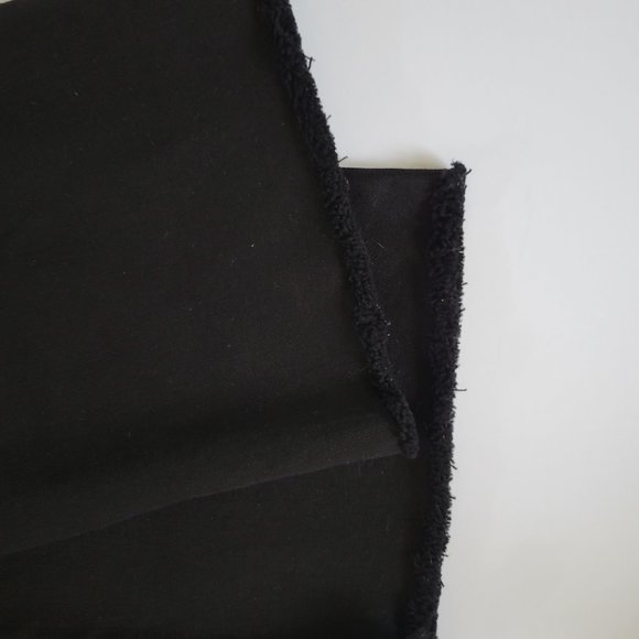 NOBODY Denim Belle High Rise Flare Crop Distressed Torn Jean, Black - Picture 15 of 15